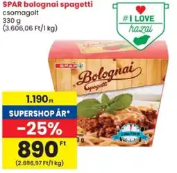 Spar SPAR bolognai spagetti ajánlat