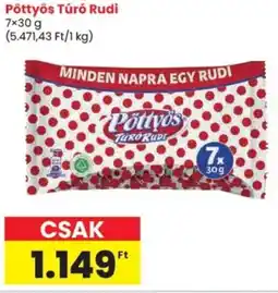 Spar Pöttyös Túró Rudi ajánlat