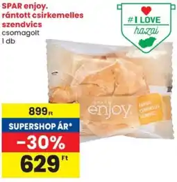 Spar SPAR enjoy. rántott csirkemelles szendvics ajánlat