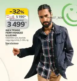 Auchan INEXTENSO FÉRFI HOSSZÚ UJJÚ ING ajánlat