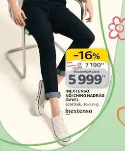 Auchan INEXTENSO NŐI CHINO NADRÁG ajánlat