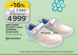 Auchan INEXTENSO FELNŐTT/GYERMEK SPORTCIPŐ ajánlat