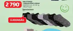Auchan INEXTENSO 7 PÁRAS FÉRFIZOKNI ajánlat