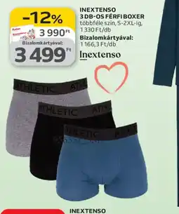 Auchan INEXTENSO FÉRFI BOXER ajánlat