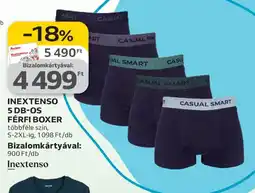 Auchan INEXTENSO FÉRFI BOXER ajánlat