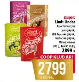 Coop LINDT LINDOR ajánlat