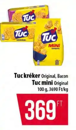 Coop Tuc kréker Original, Bacon / Tuc mini Original ajánlat