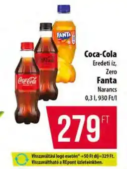 Coop Coca-Cola / Fanta ajánlat
