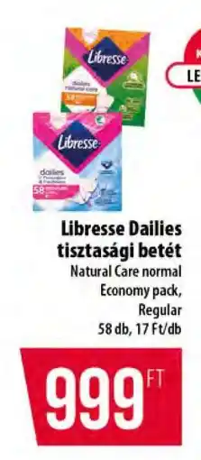 Coop Libresse Dailies tisztasági betét ajánlat