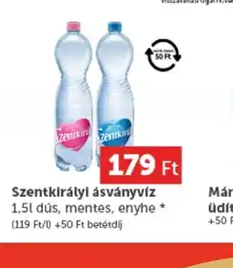 PRIVÁT Szentkirályi ásványvíz ajánlat