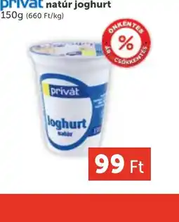 PRIVÁT PRIVÁT natúr joghurt ajánlat
