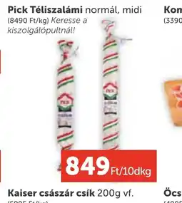 PRIVÁT Pick Téliszalámi ajánlat