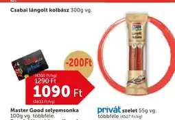 PRIVÁT Csabai lángolt kolbász ajánlat