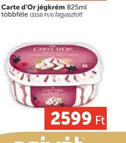 PRIVÁT Carte d'Or jégkrém ajánlat