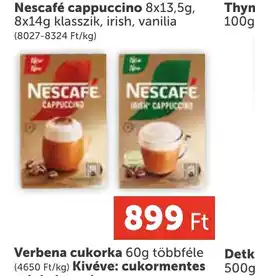 PRIVÁT Nescafé cappuccino ajánlat