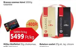 PRIVÁT Bravos szemes kávé ajánlat