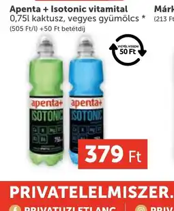 PRIVÁT Apenta + Isotonic vitamital ajánlat
