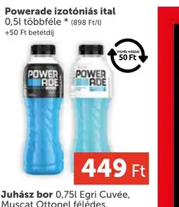 PRIVÁT Powerade izotniás ital ajánlat