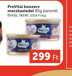 PRIVÁT PreVital konzerv macskaeledel ajánlat