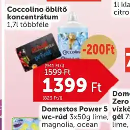 PRIVÁT Coccolino öblítő koncentrátum ajánlat