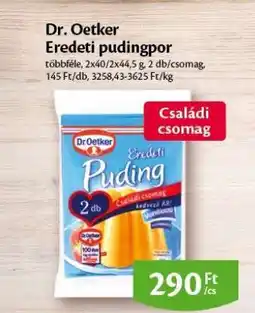 EcoFamily Dr. Oetker Eredeti Pudingpor ajánlat