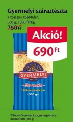 EcoFamily Gyermelyi száraztészta ajánlat