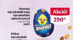 EcoFamily Smarties tejcsokoládé tojás tejcsokoládés cukordrazséval ajánlat