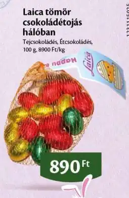 EcoFamily Laica tömör csokoládétojás hálóban ajánlat