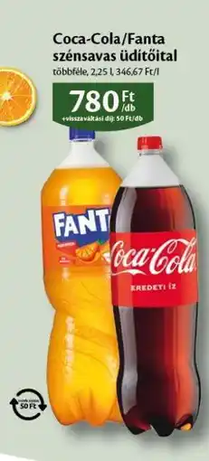 EcoFamily Coca-Cola, Fanta szénsavas üdítőital ajánlat