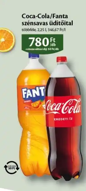 EcoFamily Coca-Cola, Fanta szénsavas üdítőital ajánlat