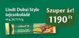 EcoFamily Lindt Dubai Style tejcsokoládé ajánlat