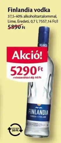 EcoFamily FINLANDIA Vodka ajánlat