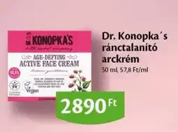 EcoFamily Dr.Konopka´s ránctalanító arckrém ajánlat