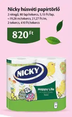 EcoFamily Nicky húsvéti papírtörlő ajánlat