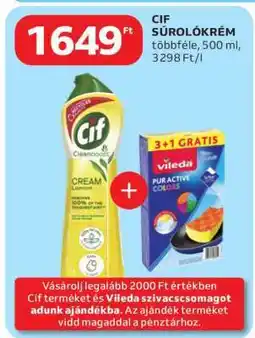 Auchan CIF Súrolókrém ajánlat