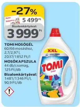 Auchan TOMI Mosógél ajánlat