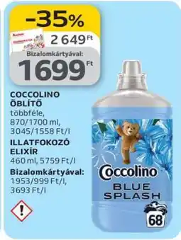 Auchan Coccolino Öblítő ajánlat