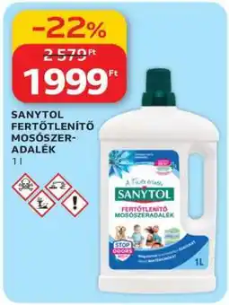 Auchan Sanytol Fertőtlenítő Mosószeradalék ajánlat