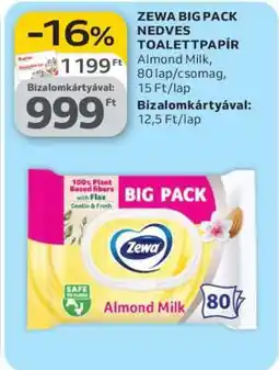 Auchan ZEWA BIG PACK NEDVES TOALETTPAPÍR ajánlat