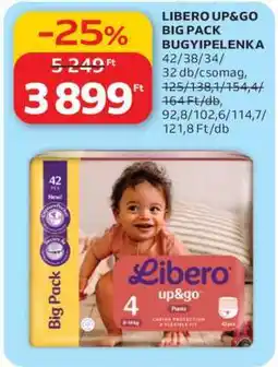 Auchan LIBERO UP&GO BIG PACK BUGYIPELENKA ajánlat