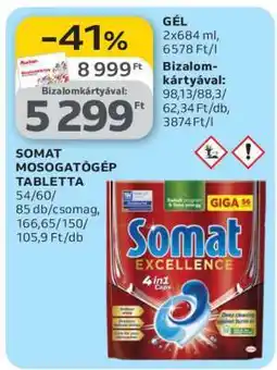 Auchan Somat Mosogatógép Tabletta ajánlat
