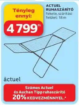 Auchan ACTUEL RUHASZÁRÍTÓ ajánlat