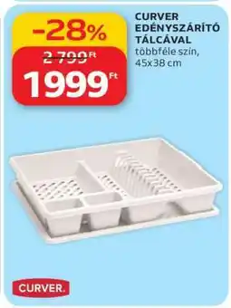 Auchan CURVER EDÉNYSZÁRÍTÓ TÁLCÁVAL ajánlat