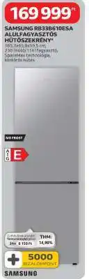Auchan Samsung RB33B610ESA Alulfagyasztós Hűtőszekrény ajánlat