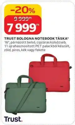 Auchan TRUST BOLOGNA NOTEBOOK TÁSKA ajánlat