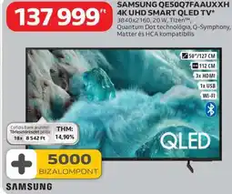 Auchan SAMSUNG QE50Q7FAAUXZH 4K UHD SMART QLED TV ajánlat