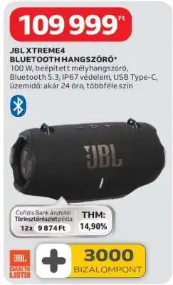 Auchan JBL XTREME4 BLUETOOTH HANGSZÓRÓ ajánlat