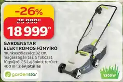 Auchan GARDENSTAR ELEKTROMOS FŰNYÍRÓ ajánlat