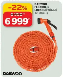 Auchan DAEWOO FLEXIBILIS LOCSOLÓTÖMLŐ ajánlat