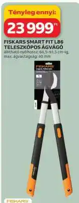 Auchan FISKARS SMART FIT L86 TELESZKÓPOS ÁGVÁGÓ ajánlat